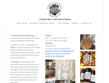 Tablet Screenshot of northcountryfoodcoop.com